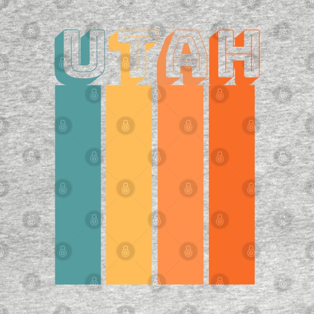 Utah Est. 1896 Souvenir Color Streak by MalibuSun